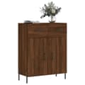 Pikkukuva 2 / 11: vidaXL Senkki ruskea tammi 69,5x34x90 cm tekninen puu