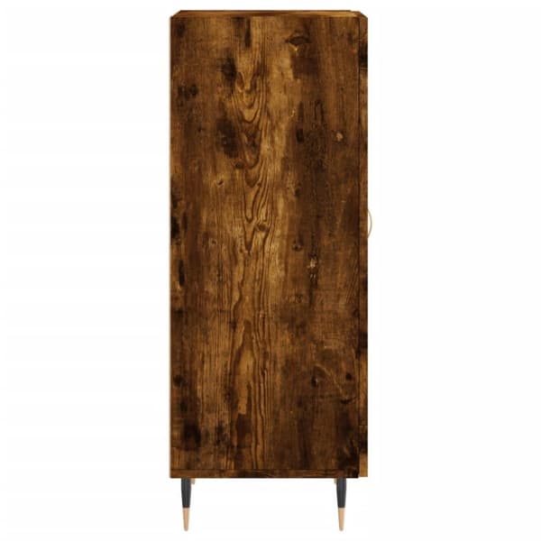 vidaXL Skjenk røkt eik 34,5x34x90 cm konstruert tre