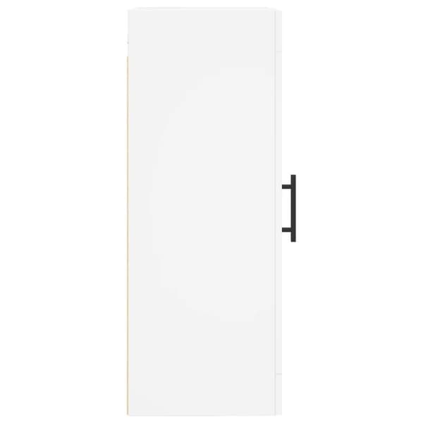 vidaXL vægskab 34,5x34x90 cm konstrueret træ hvid