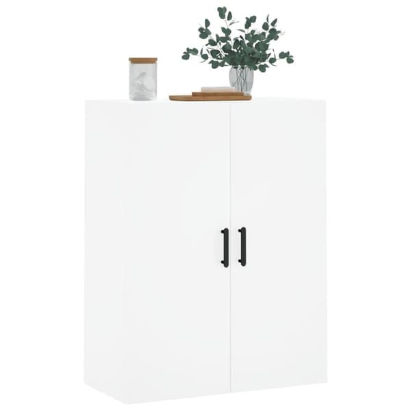 vidaXL væghængt skab 69,5x34x90 cm hvid