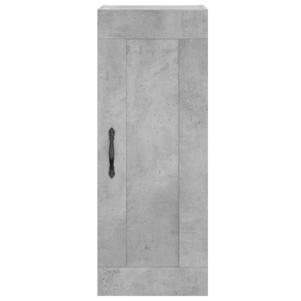 vidaXL vægskab 34,5x34x90 cm konstrueret træ betongrå