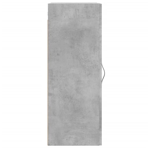 vidaXL Väggskåp betonggrå 34,5x34x90 cm konstruerat trä