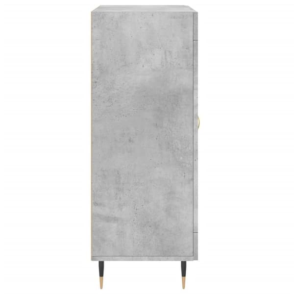 vidaXL Senkki betoninharmaa 69,5x34x90 cm tekninen puu