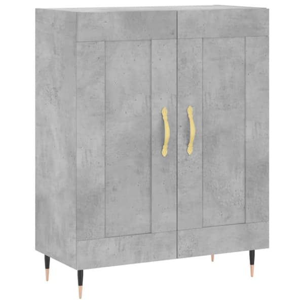 vidaXL Senkki betoninharmaa 69,5x34x90 cm tekninen puu
