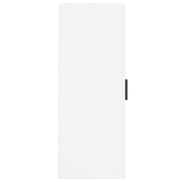 vidaXL vægskab 34,5x34x90 cm konstrueret træ hvid