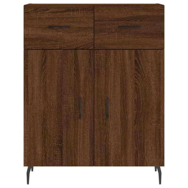 vidaXL Senkki ruskea tammi 69,5x34x90 cm tekninen puu