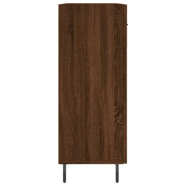 vidaXL Senkki ruskea tammi 69,5x34x90 cm tekninen puu