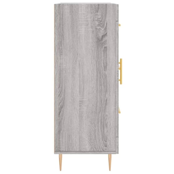 vidaXL Senkki harmaa Sonoma 69,5x34x90 cm tekninen puu