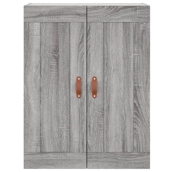 vidaXL vægskab 69,5x34x90 cm konstrueret træ grå sonoma-eg