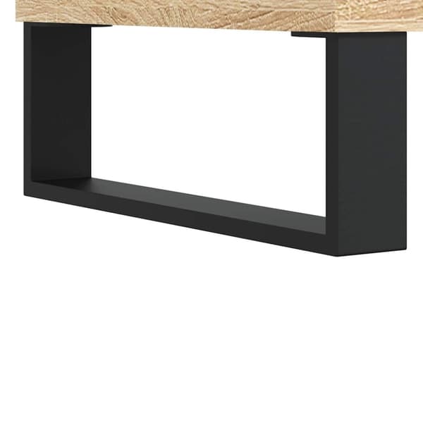 vidaXL Skjenk sonoma eik 104x35x70 cm konstruert tre