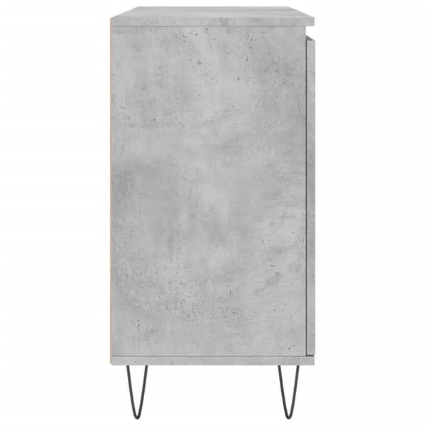vidaXL Skänk betonggrå 104x35x70 cm konstruerat trä