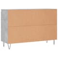 Pikkukuva 7 / 11: vidaXL Senkki betoninharmaa 104x35x70 cm tekninen puu