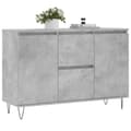 Pikkukuva 2 / 11: vidaXL Senkki betoninharmaa 104x35x70 cm tekninen puu