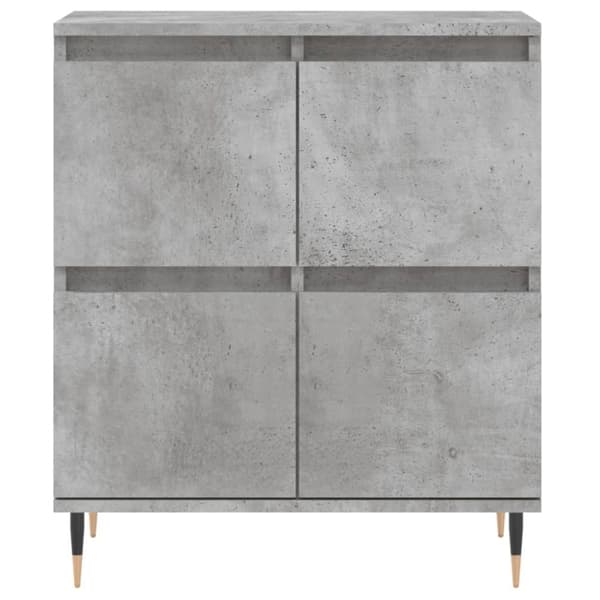 vidaXL skænk 60x35x70 cm konstrueret træ betongrå