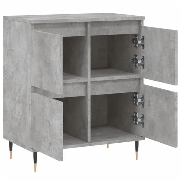vidaXL skænk 60x35x70 cm konstrueret træ betongrå