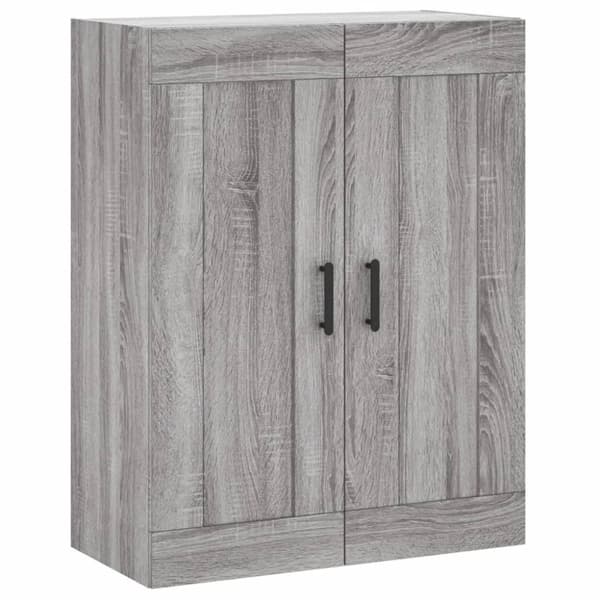 vidaXL vægskab 69,5x34x90 cm konstrueret træ grå sonoma-eg