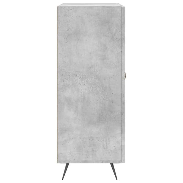 vidaXL skænk 69,5x34x90 cm konstrueret træ betongrå