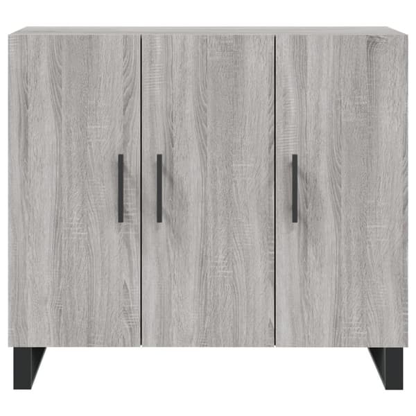 vidaXL Skänk grå sonoma 90x34x80 cm konstruerat trä