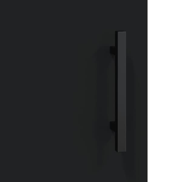 vidaXL Skjenk svart 90x34x80 cm konstruert tre