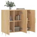 Pikkukuva 3 / 11: vidaXL Senkki Sonoma-tammi 90x34x80 cm tekninen puu