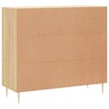 Pikkukuva 7 / 11: vidaXL Senkki Sonoma-tammi 90x34x80 cm tekninen puu