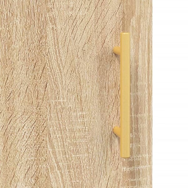 vidaXL Skjenk sonoma eik 90x34x80 cm konstruert tre