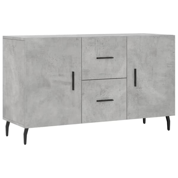 vidaXL Senkki betoninharmaa 100x36x60 cm tekninen puu
