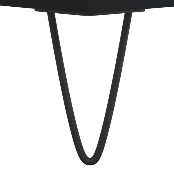 vidaXL Skänk svart 104x35x70 cm konstruerat trä