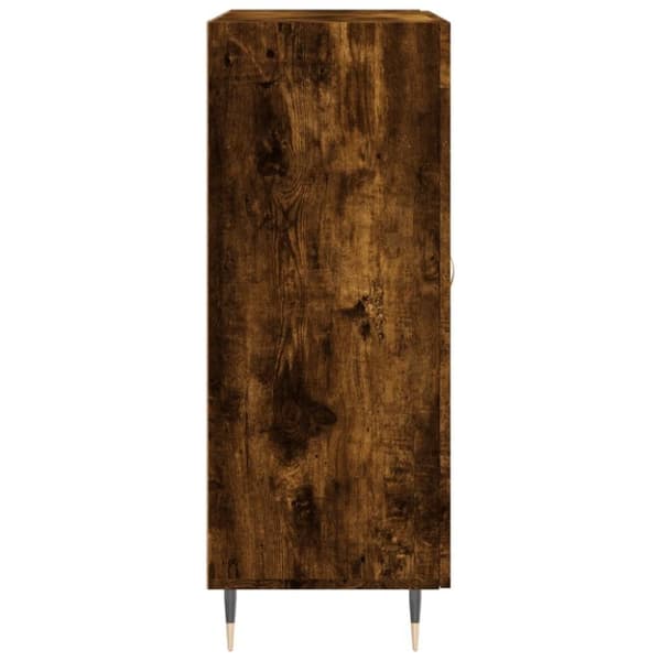 vidaXL Skjenk røkt eik 69,5x34x90 cm konstruert tre