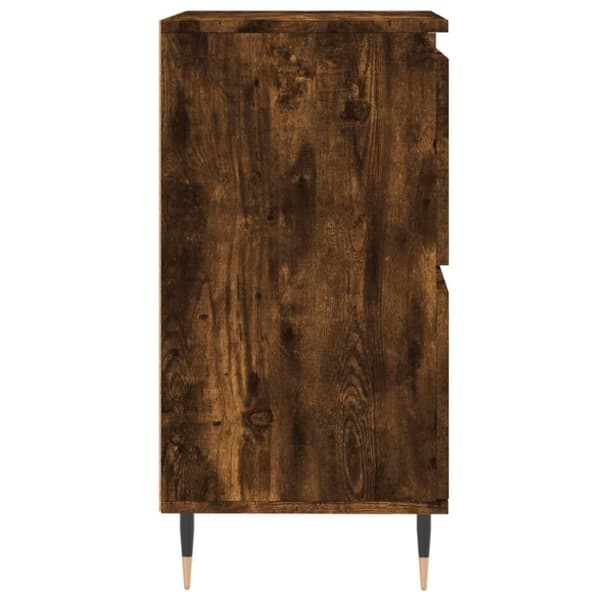 vidaXL Skjenk røkt eik 60x35x70 cm konstruert tre