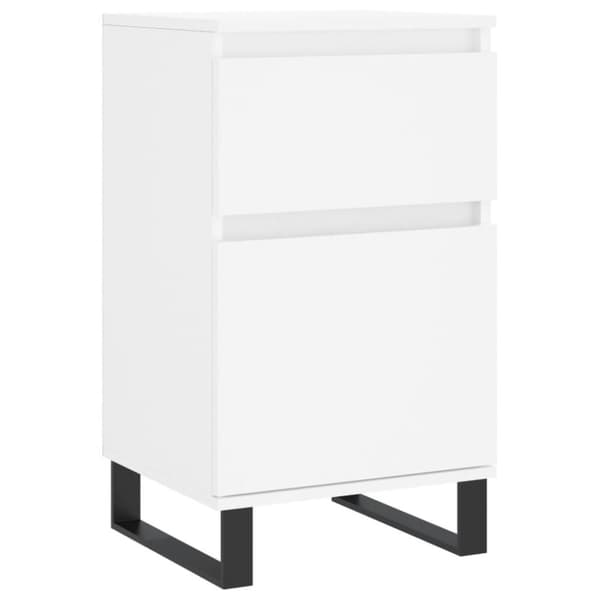 vidaXL Senkit 2 kpl valkoinen 40x35x70 cm tekninen puu