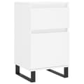 Pikkukuva 4 / 11: vidaXL Senkit 2 kpl valkoinen 40x35x70 cm tekninen puu
