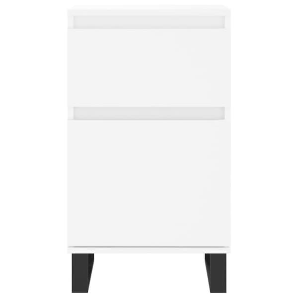 vidaXL Senkit 2 kpl valkoinen 40x35x70 cm tekninen puu