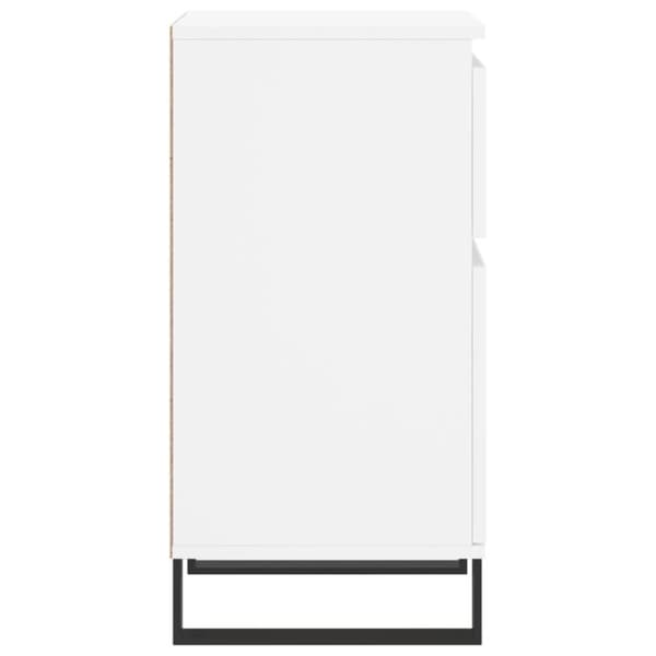 vidaXL Senkit 2 kpl valkoinen 40x35x70 cm tekninen puu
