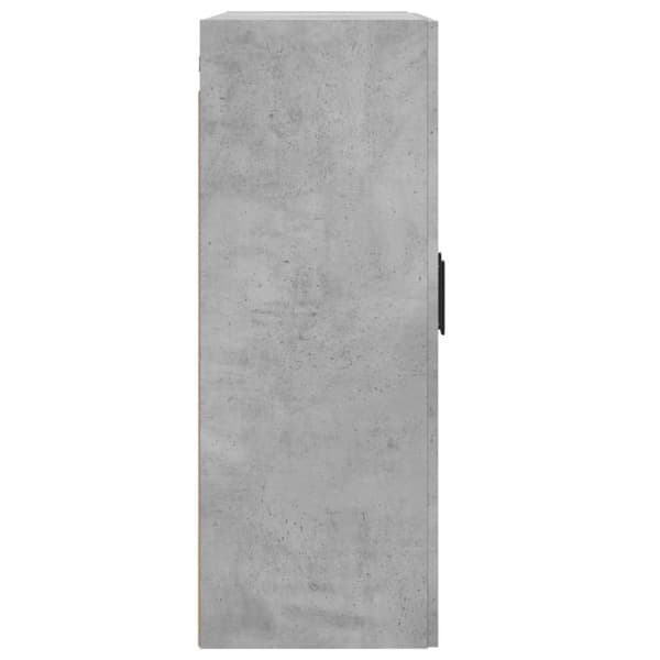 vidaXL vægskab 69,5x34x90 cm konstrueret træ betongrå