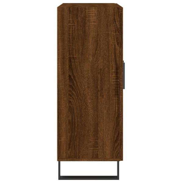 vidaXL Skjenk brun eik 69,5x34x90 cm konstruert tre