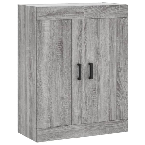 vidaXL vægskab 69,5x34x90 cm konstrueret træ grå sonoma-eg