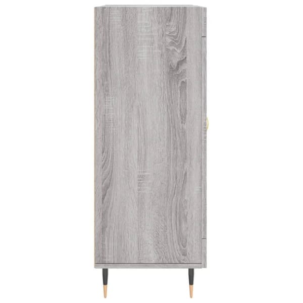 vidaXL Skänk grå sonoma 69,5x34x90 cm konstruerat trä