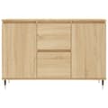 Pikkukuva 4 / 11: vidaXL Senkki Sonoma-tammi 104x35x70 cm tekninen puu