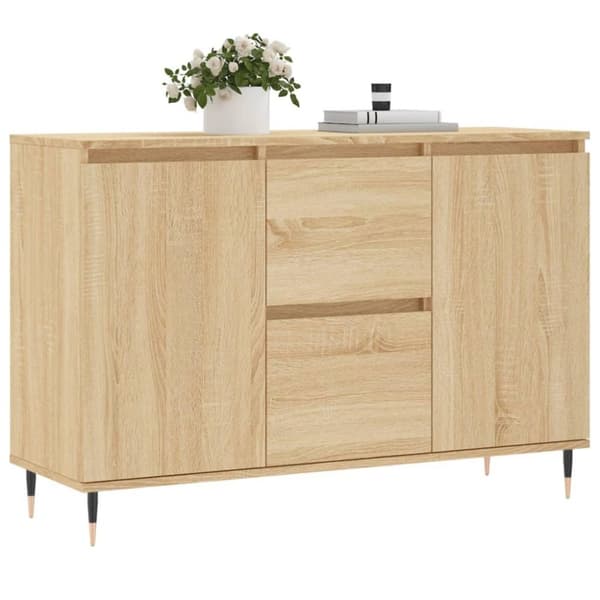 vidaXL Senkki Sonoma-tammi 104x35x70 cm tekninen puu