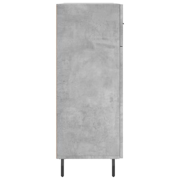 vidaXL Senkki betoninharmaa 69,5x34x90 cm tekninen puu