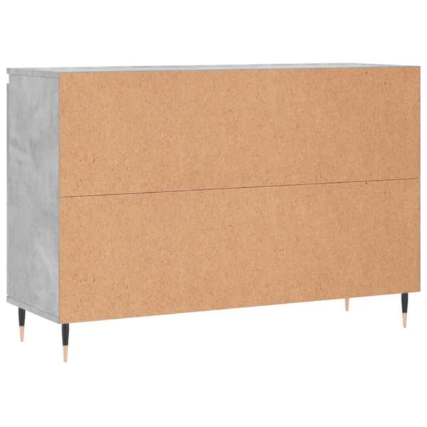 vidaXL skænk 104x35x70 cm konstrueret træ betongrå