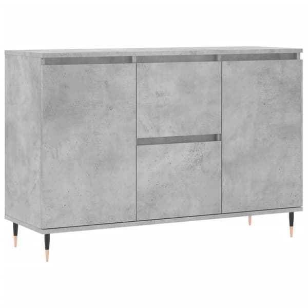 vidaXL skænk 104x35x70 cm konstrueret træ betongrå