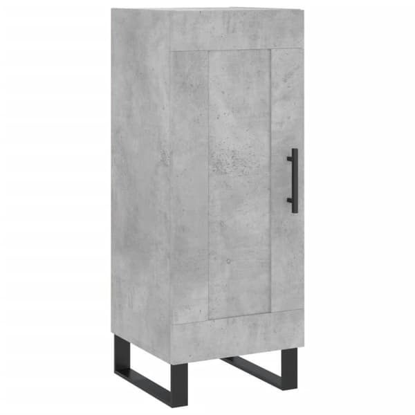 vidaXL skænk 34,5x34x90 cm konstrueret træ betongrå