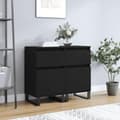 Miniatyrbilde 11 av 11: vidaXL Skjenk 2 stk svart 40x35x70 cm konstruert tre
