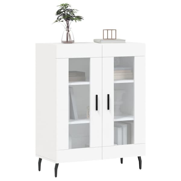 vidaXL Skåp vit 69,5x34x90 cm konstruerat trä