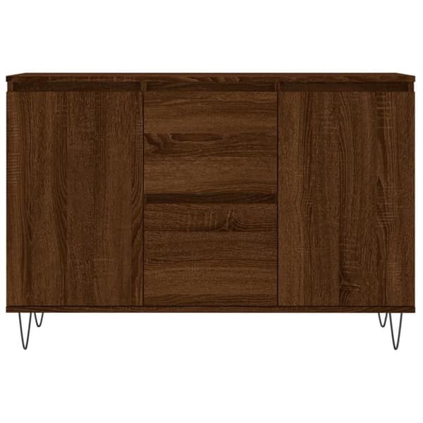 vidaXL Skänk brun ek 104x35x70 cm konstruerat trä