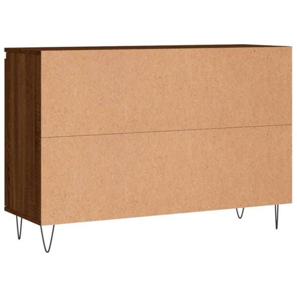 vidaXL Skänk brun ek 104x35x70 cm konstruerat trä
