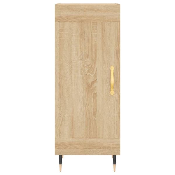 vidaXL skænk 34,5x34x90 cm konstrueret træ sonoma-eg