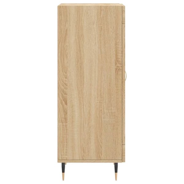 vidaXL skænk 34,5x34x90 cm konstrueret træ sonoma-eg